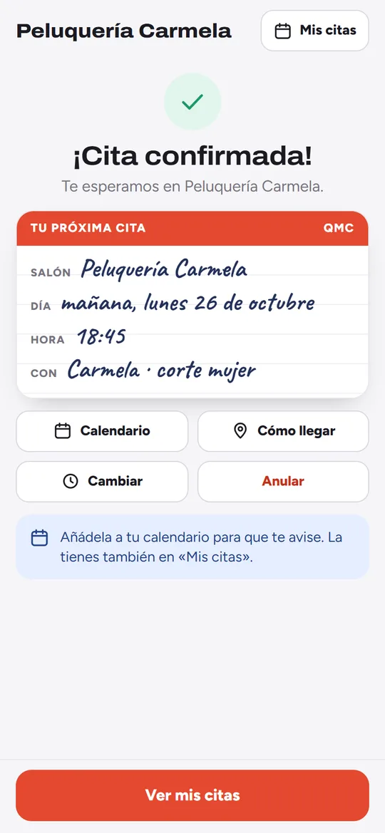 Cita confirmada
