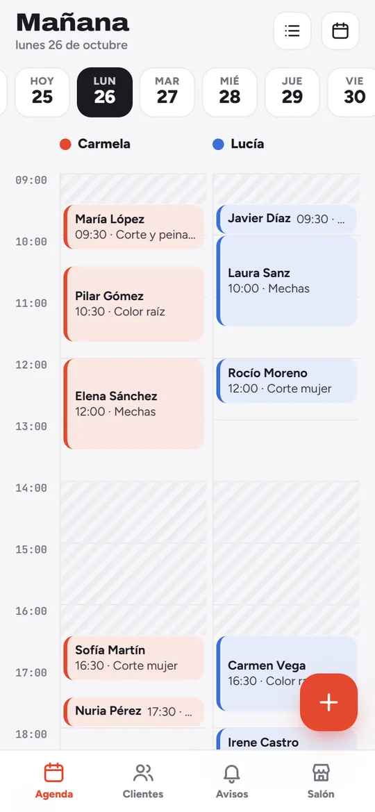 Agenda del día